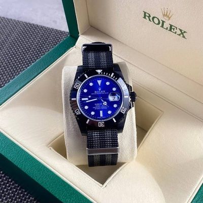 Rolex Submariner Swiss SW220 Automatic Movement 40mm Blue Face Watch